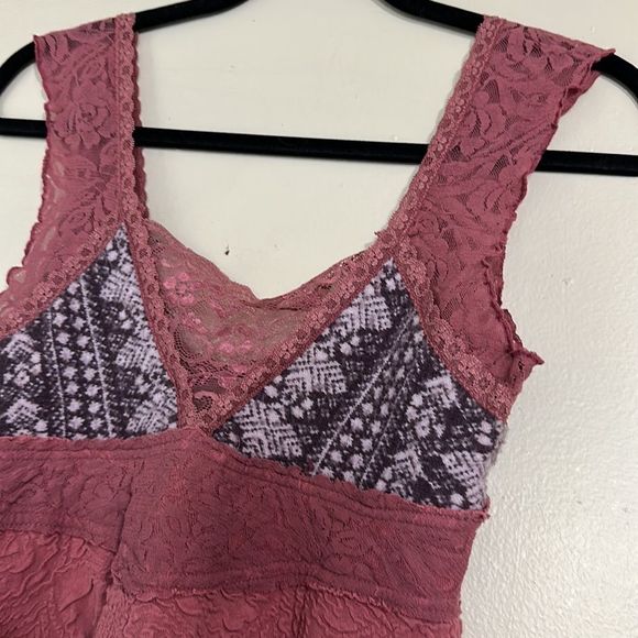 Free People sleeveless lace top - Picture 2 of 5